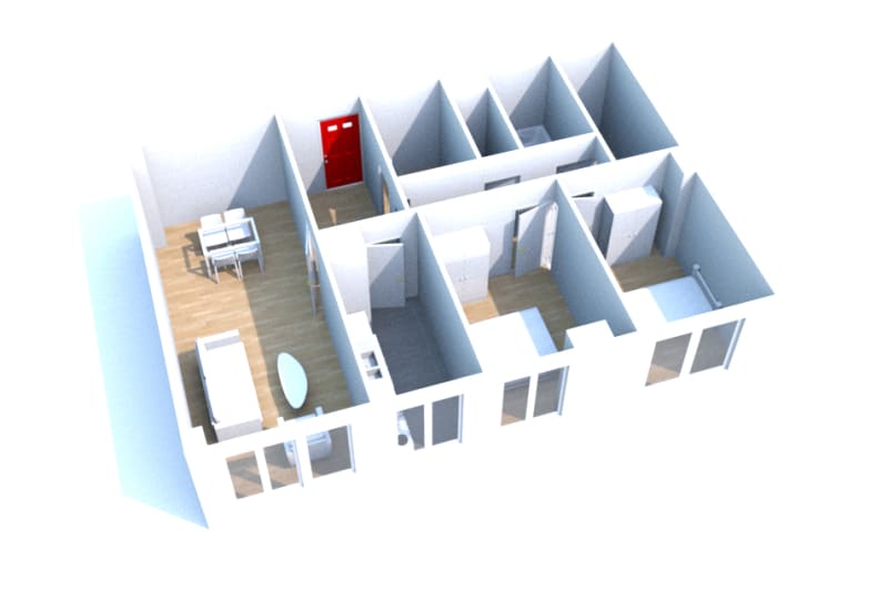 T3 appartement en location à Saint-Léger-du-Bourg-Denis - Image 2