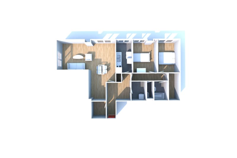 Grand appartement T3 à louer à Saint-Léger-du-Bourg-Denis - Image 3