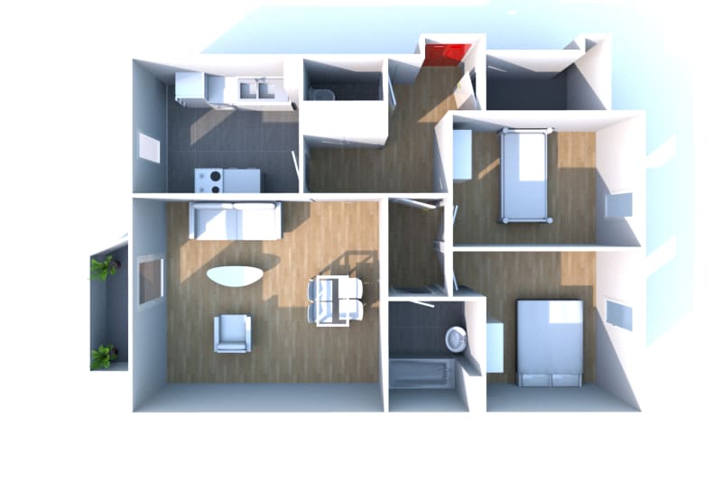Appartement T3 en location à Saint-Léger-du-Bourg-Denis - Image 4