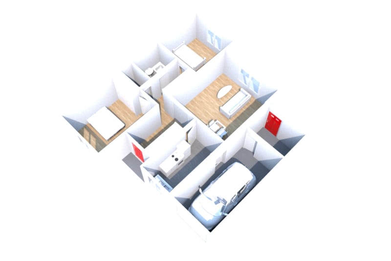 Maison de plain-pied F3 à louer à Saint-Martin-de-Boscherville - Image 1