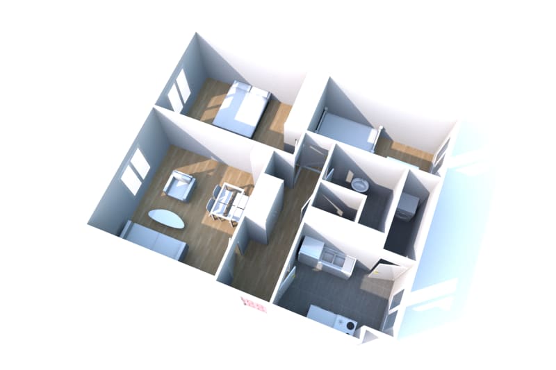 Appartement 3 pièces à louer à Saint-Nicolas-D'aliermont - Image 2