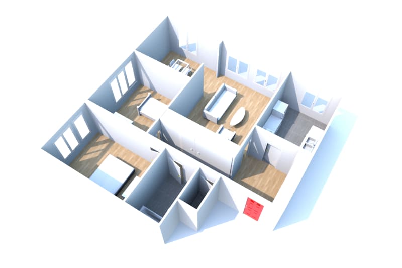 Location d'un grand appartement T3 à Saint-Pierre-de-Varengeville - Image 2