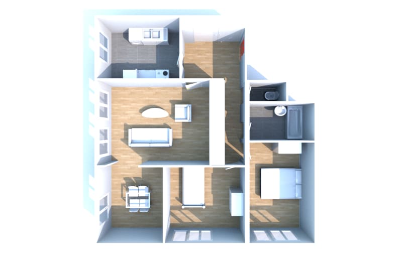 Location d'un grand appartement T3 à Saint-Pierre-de-Varengeville - Image 3