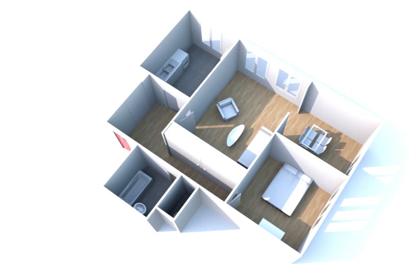 Appartement F3 en location à Saint-Pierre-de-Varengeville - Image 2