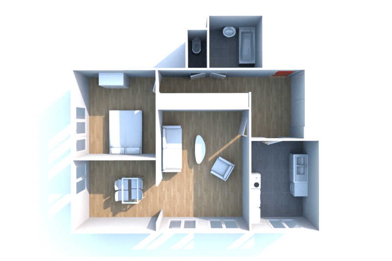 Appartement F3 en location à Saint-Pierre-de-Varengeville - Image 3
