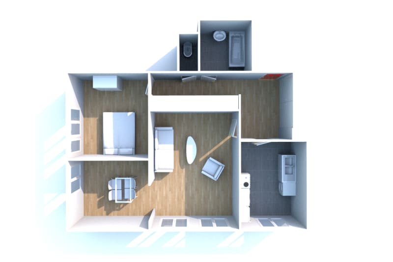 Saint-Pierre-de-Varengeville : location appartement F3 - Image 3