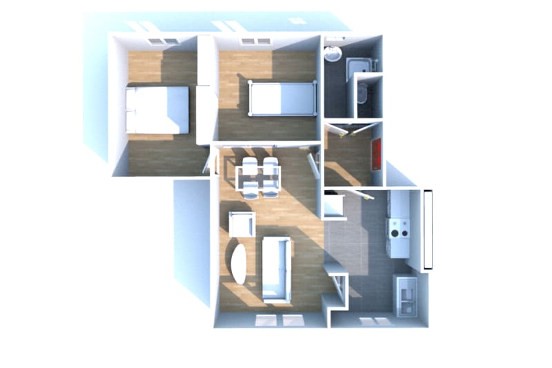 À louer à Saint-Valéry-en-Caux : appartement T3 - Image 3