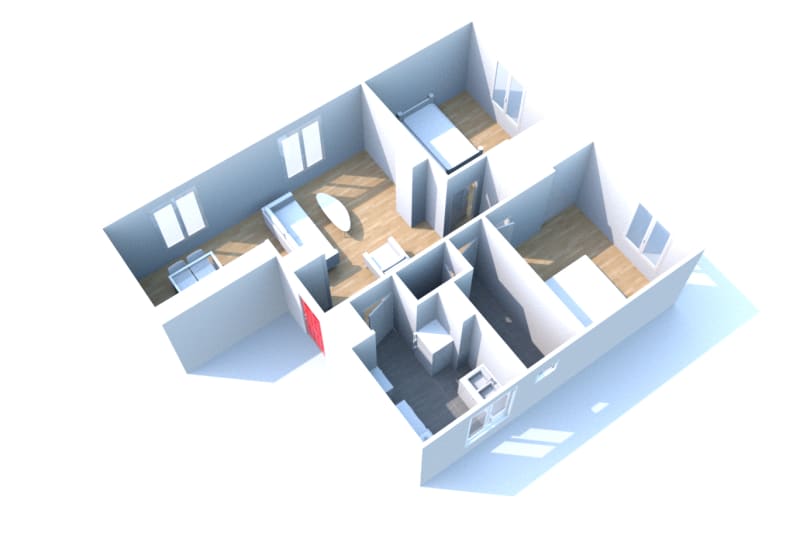 T4 appartement à louer à Saint-Valéry-en-Caux - Image 2