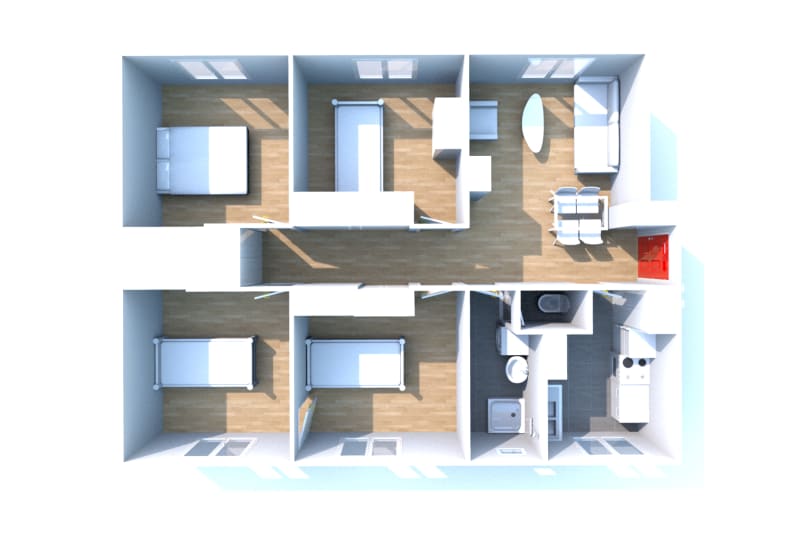 Appartement T5 à louer à Saint-Valéry-en-Caux avec vue sur port - Image 4