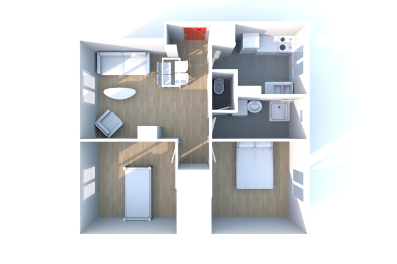 À louer appartement T3 à Saint-Valéry-en-Caux, vue sur port - Image 4