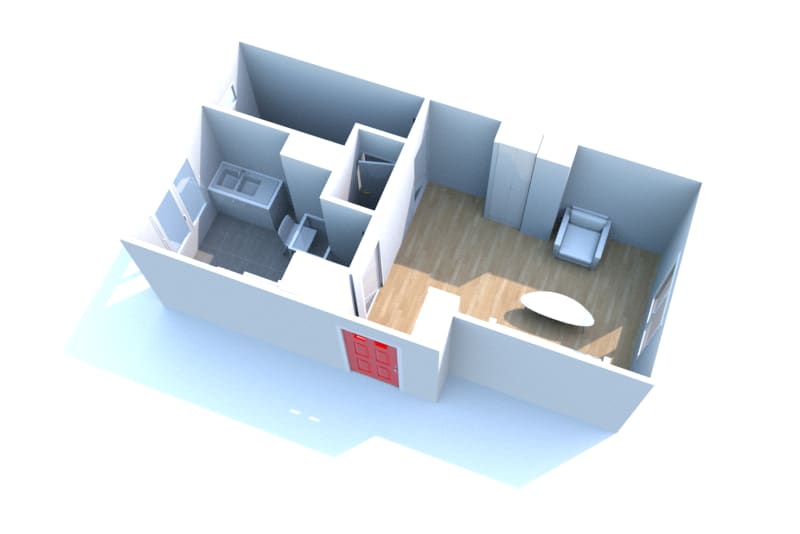 Appartement T1 à louer à Saint-Valéry-en-Caux avec vue sur port - Image 4