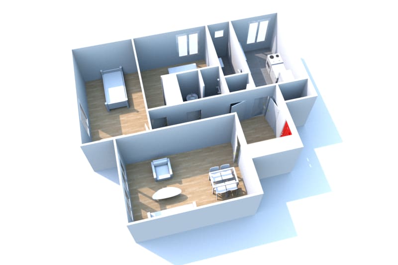 Location appartement T3 à Saint-Valéry-en-Caux - Image 2