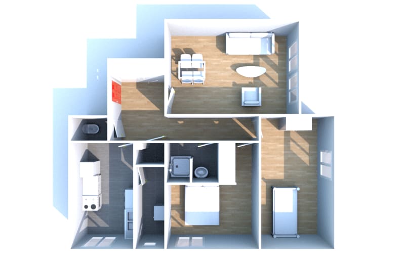 Location appartement T3 à Saint-Valéry-en-Caux - Image 3