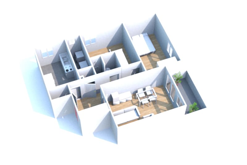 Location Saint-Valéry-en-Caux d'un T3 - Image 2