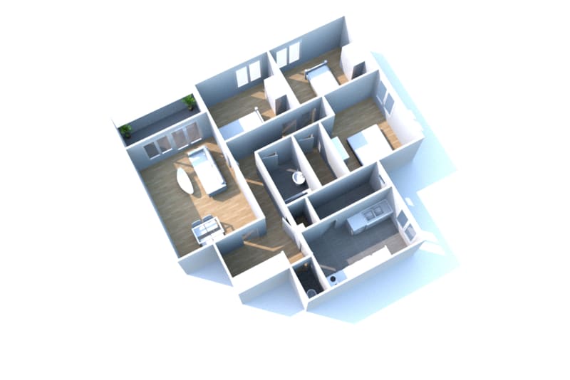 À Saint-Valéry-en-Caux, appartement T4 à louer - Image 2