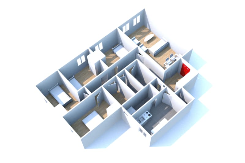 Saint-Valéry-en-Caux : location appartement T5 - Image 2