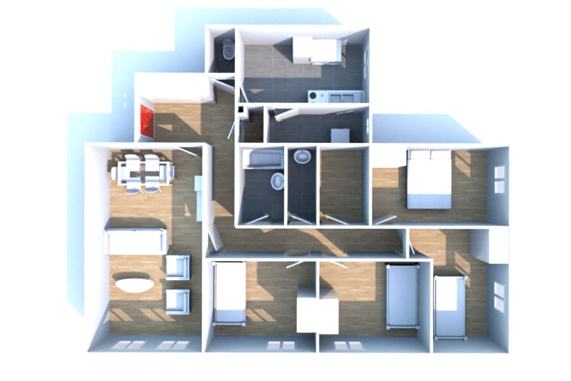 Saint-Valéry-en-Caux : location appartement T5 - Image 3