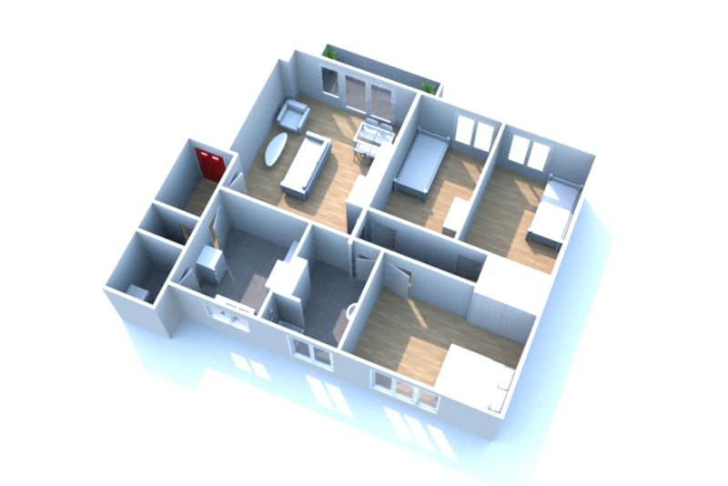 Sotteville-lès-Rouen : à louer appartement F4 - Image 2