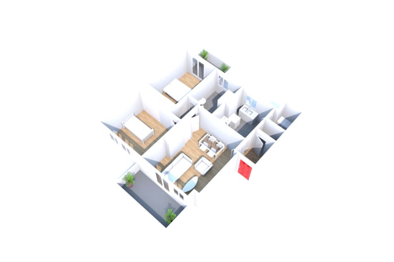 T3 à louer au Madrillet à Sotteville-lès-Rouen - Image 2