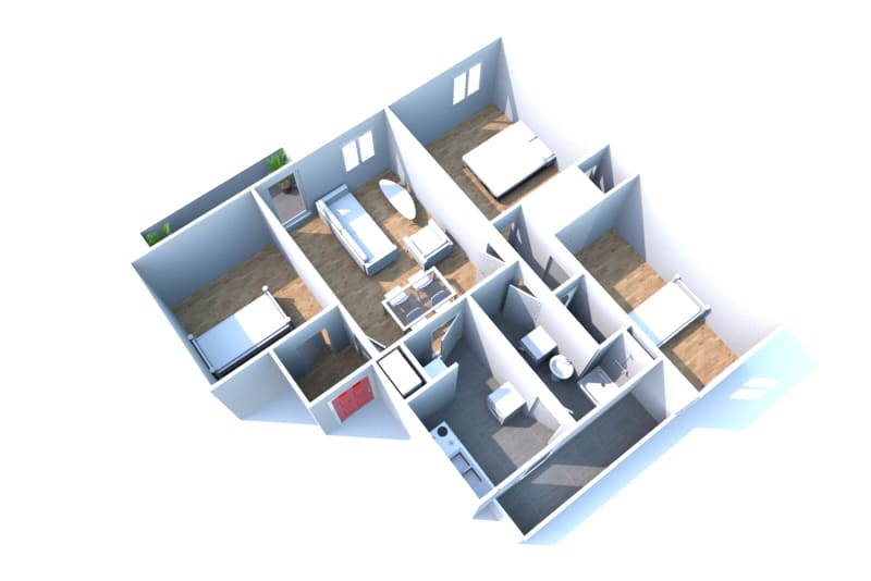 À Sotteville-lès-Rouen : appartement T4 à louer - Image 1