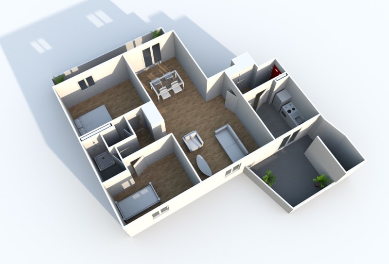 Appartement T3 à louer proche de l'hotêl de ville de Sotteville-lès-Rouen - Image 3