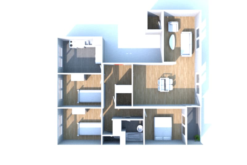 À Sotteville-lès-Rouen : location appartement 5 pièces - Image 3