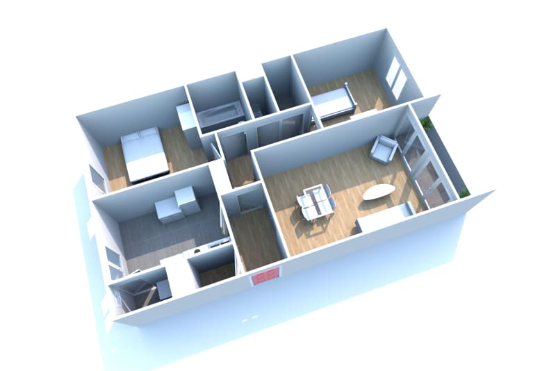Location d'un appartement 3 pièces à Tancarville - Image 2