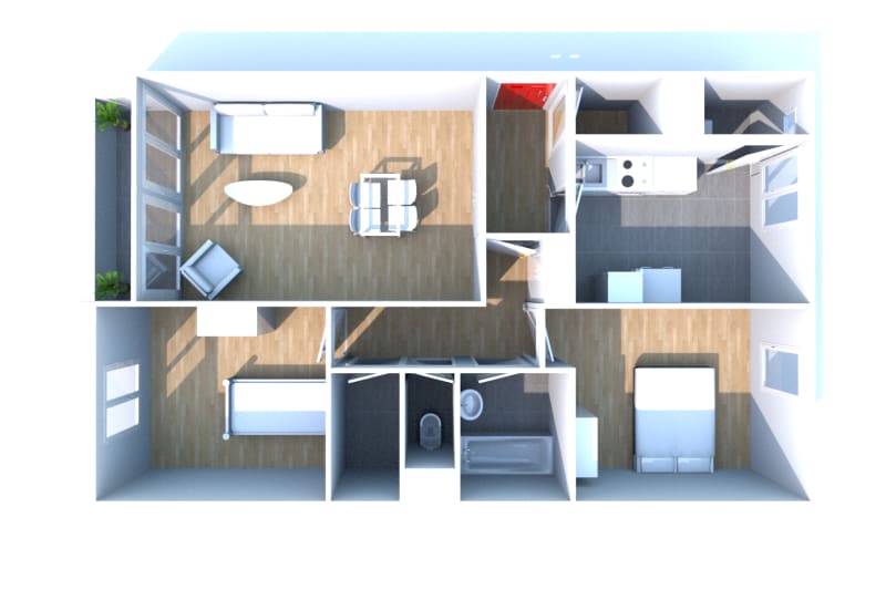 Location d'un appartement 3 pièces à Tancarville - Image 3