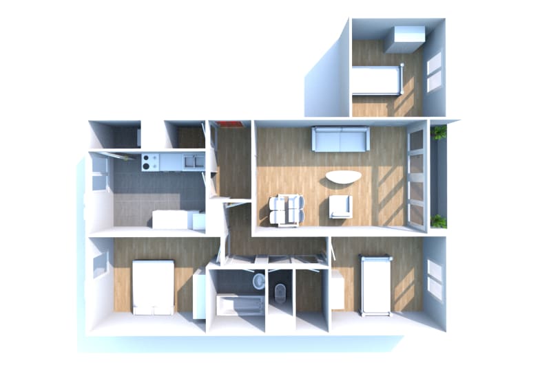 Appartement F4 en location à Tancarville - Image 3