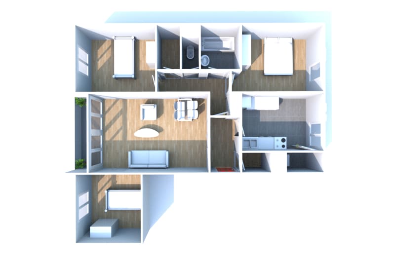 À Tancarville, location appartement type 4 - Image 3