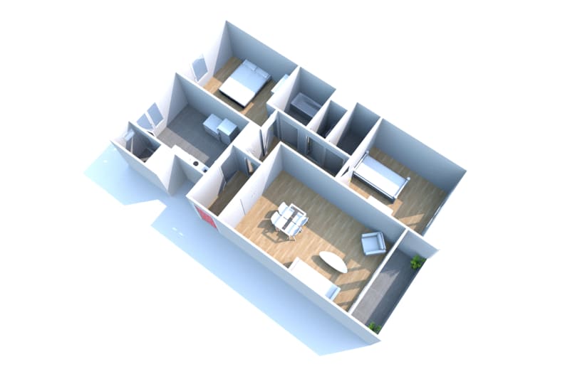 Appartement 3 pièces à louer à Tancarville - Image 1