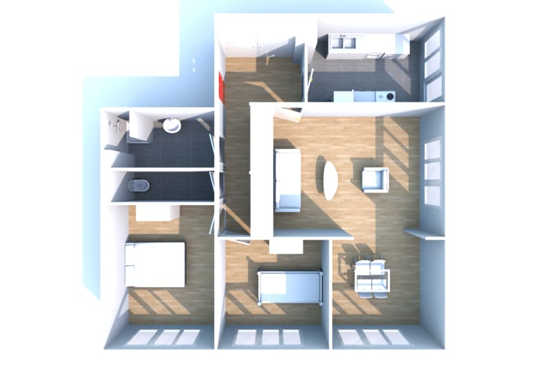 Appartement F4 en location à Tôtes - Image 6