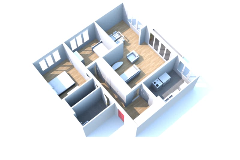 À Tôtes, location d’un appartement T4 - Image 2