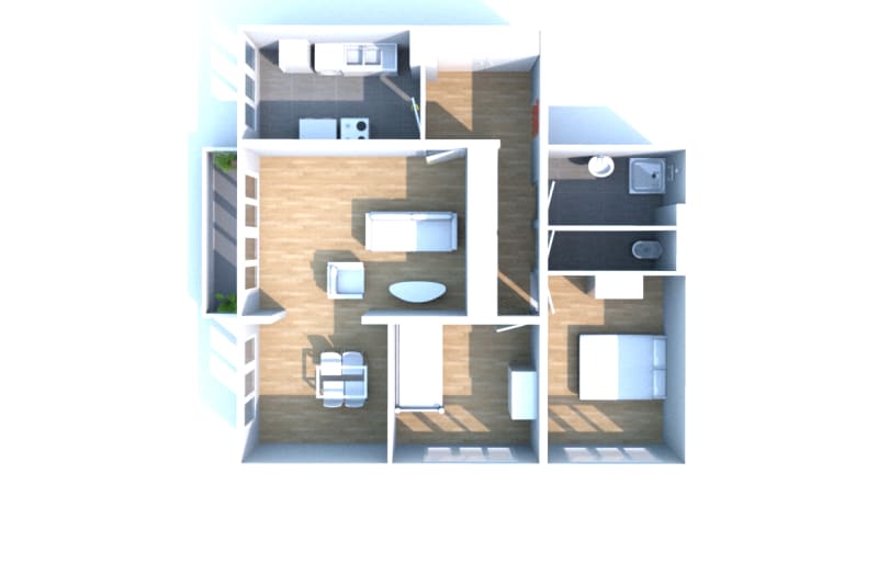 À Tôtes, location d’un appartement T4 - Image 3