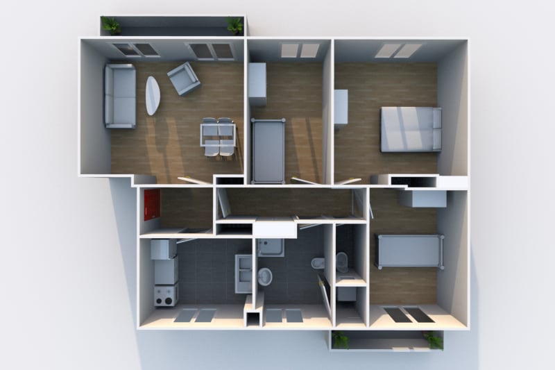 Appartement F4 à louer au Trait, proche de la mairie - Image 3