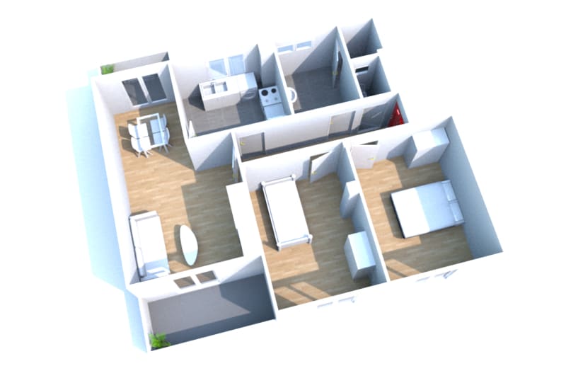 Location appartement T3 au Trait, près de la mairie - Image 2