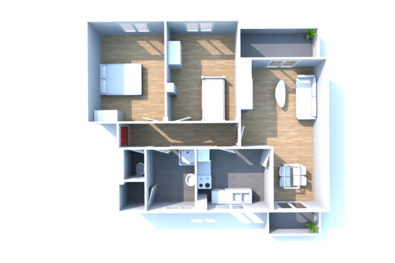 Location appartement T3 au Trait, près de la mairie - Image 3