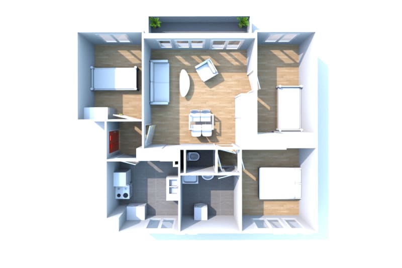 Location appartement T4 au Trait - Image 3