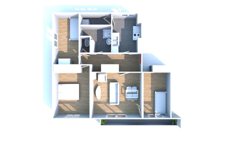 Le Tréport : appartement 4 pièces à louer - Image 2