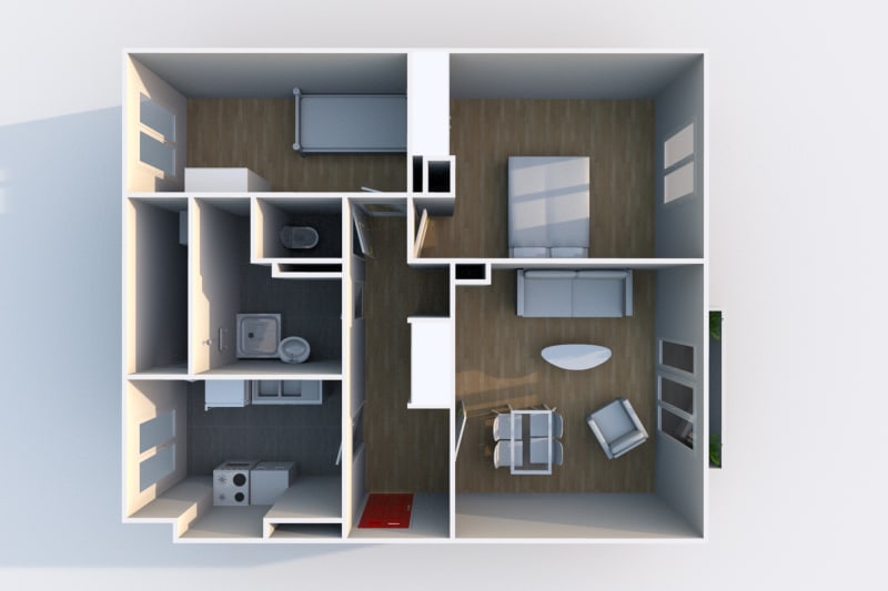 Appartement F3 à louer au Tréport, dans les hauteurs - Image 6