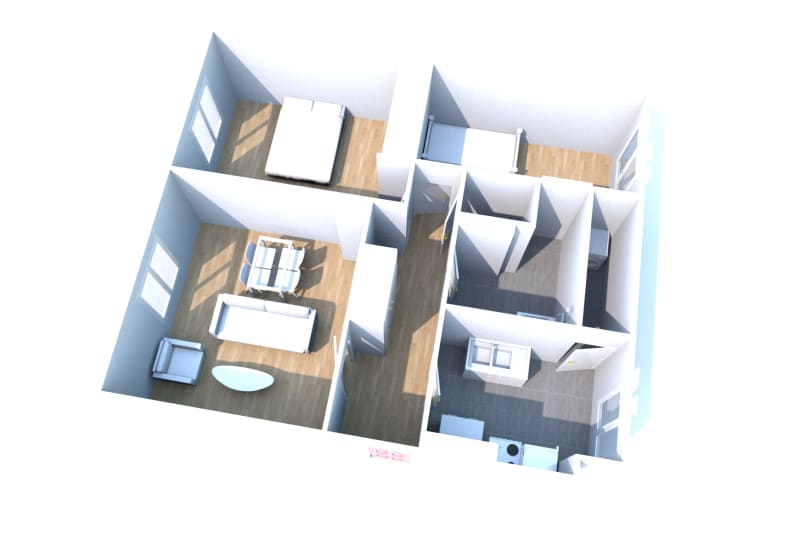 Appartement T3 à louer au Tréport - Image 1