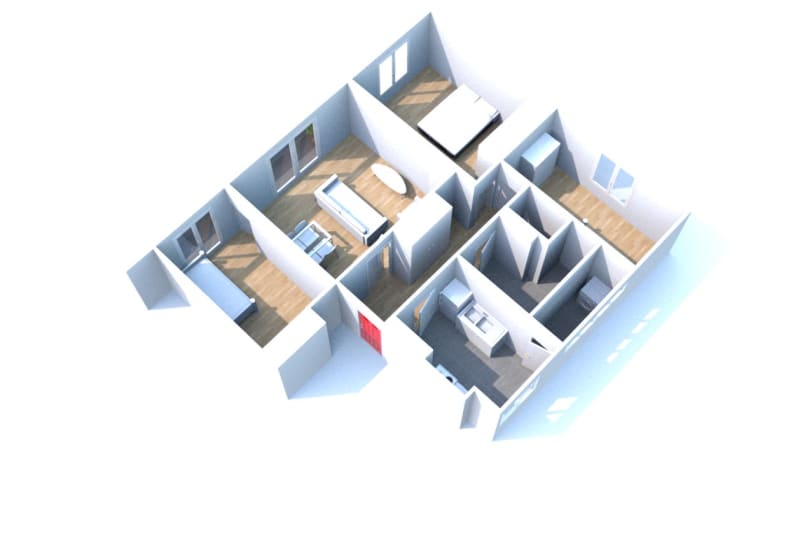 Au Tréport T4 appartement en location - Image 2