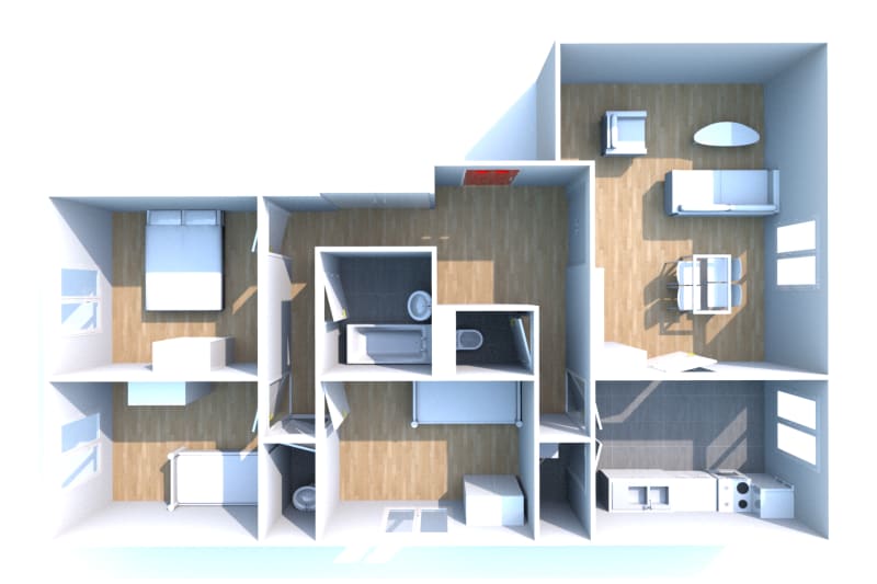 Appartement T4 en location à Yainville - Image 4