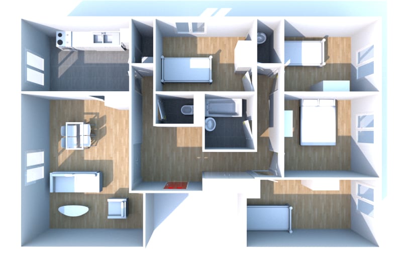 Appartement T5 à louer à Yainville - Image 3