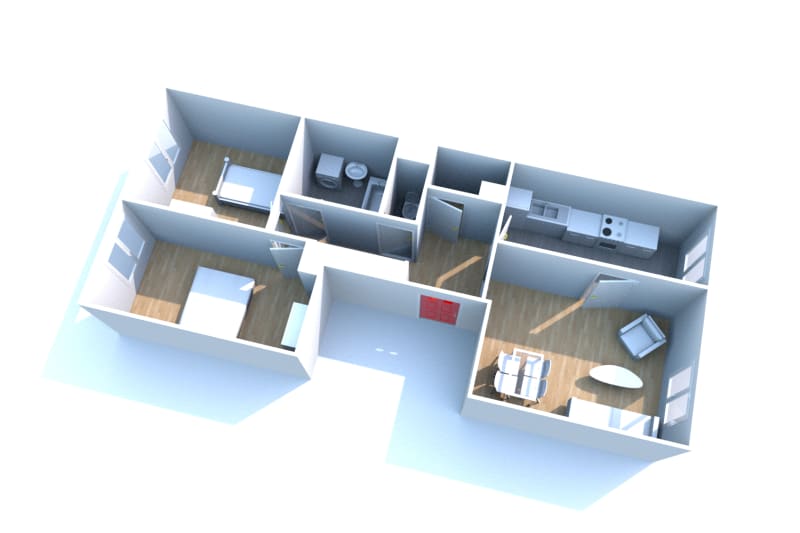 Appartement T3 en location à Yainville - Image 3
