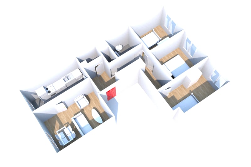 Appartement F4 en location à Yainville - Image 3
