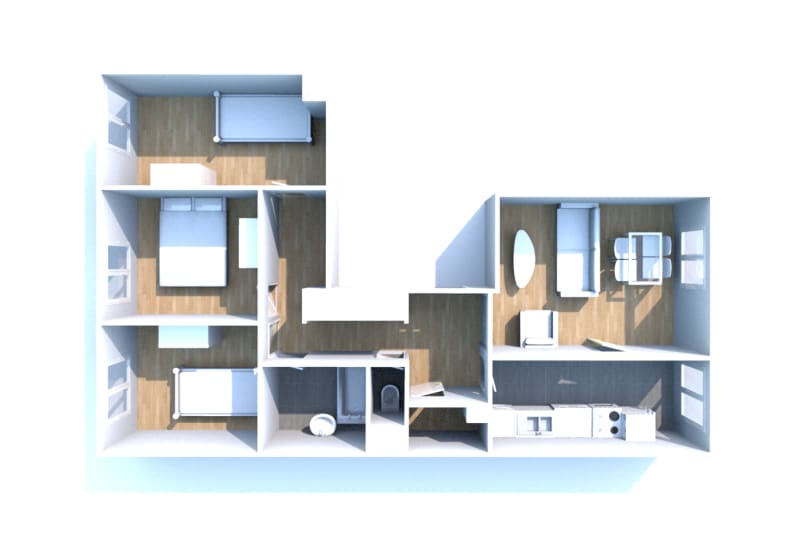 Appartement F4 en location à Yainville - Image 4