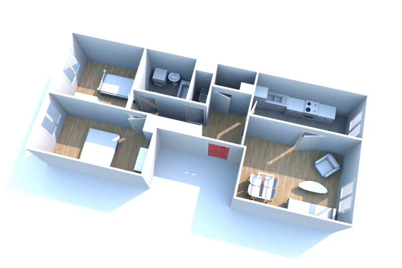 À Yainville : 3 pièces appartement à louer - Image 2