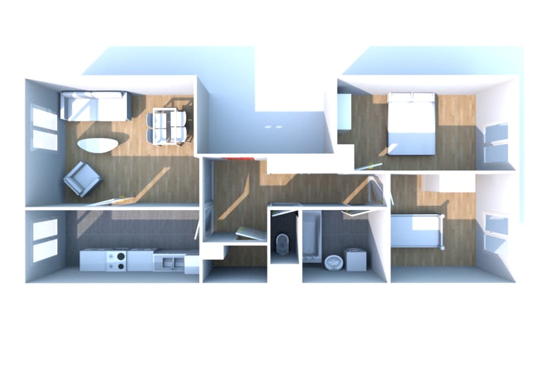 À Yainville : 3 pièces appartement à louer - Image 3