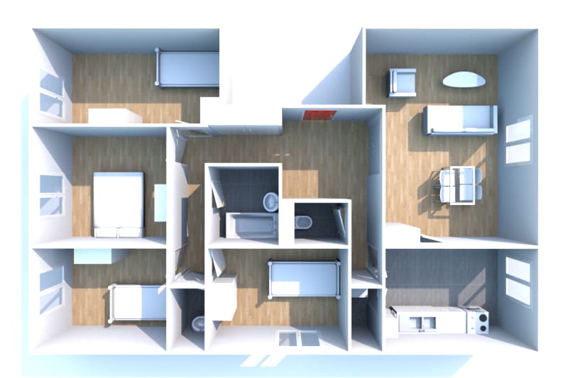 Appartement T5 en location à Yainville - Image 4